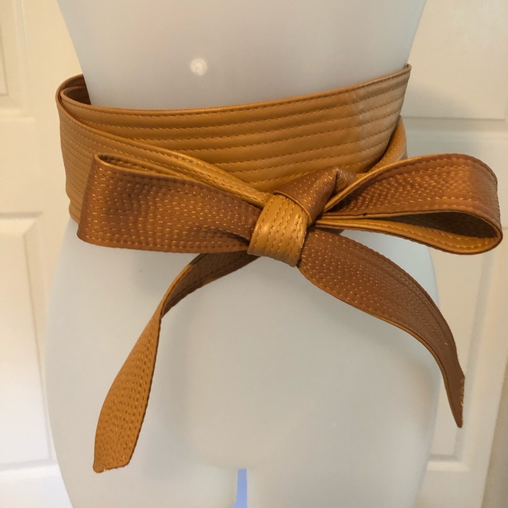 The Limited sash belt never worn 3 1/4”x90” tan